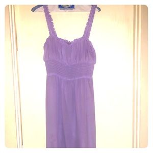 Lavender midi dress/ perfect for weddings.